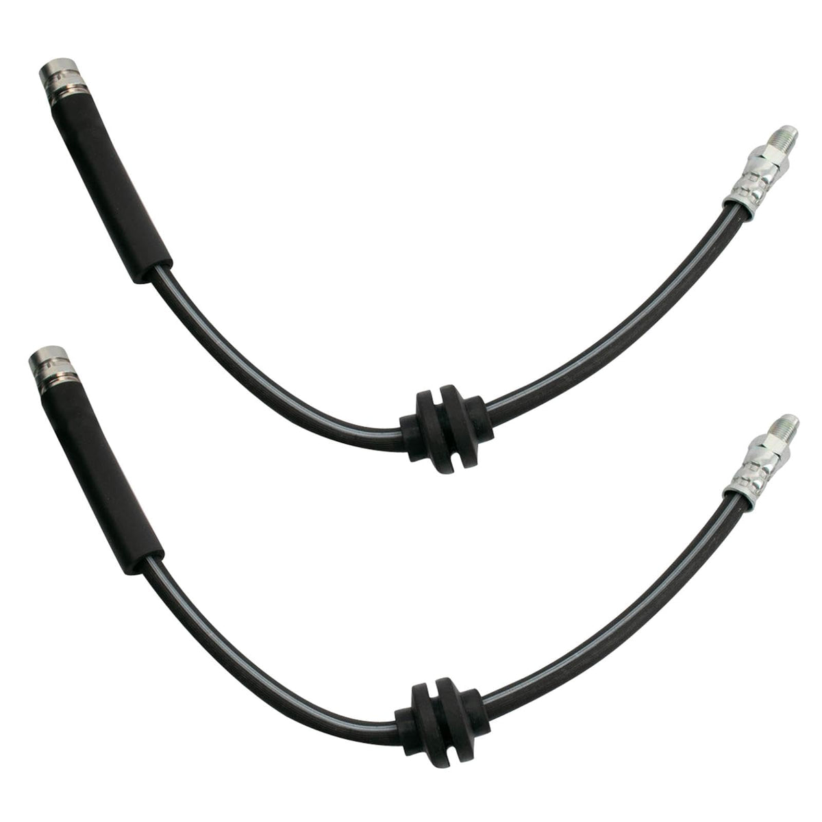 Trq Rear Brake Hose Set Compatible With 2004-2013 Mazda 3