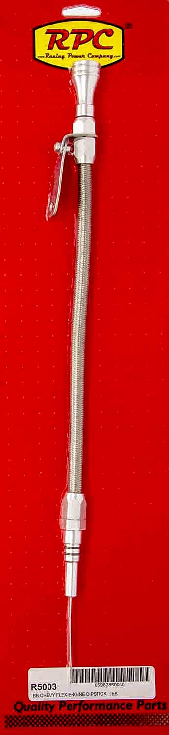 Racing Power Company R5003 Flexible Engine Dipstick For Big Block Chevy
