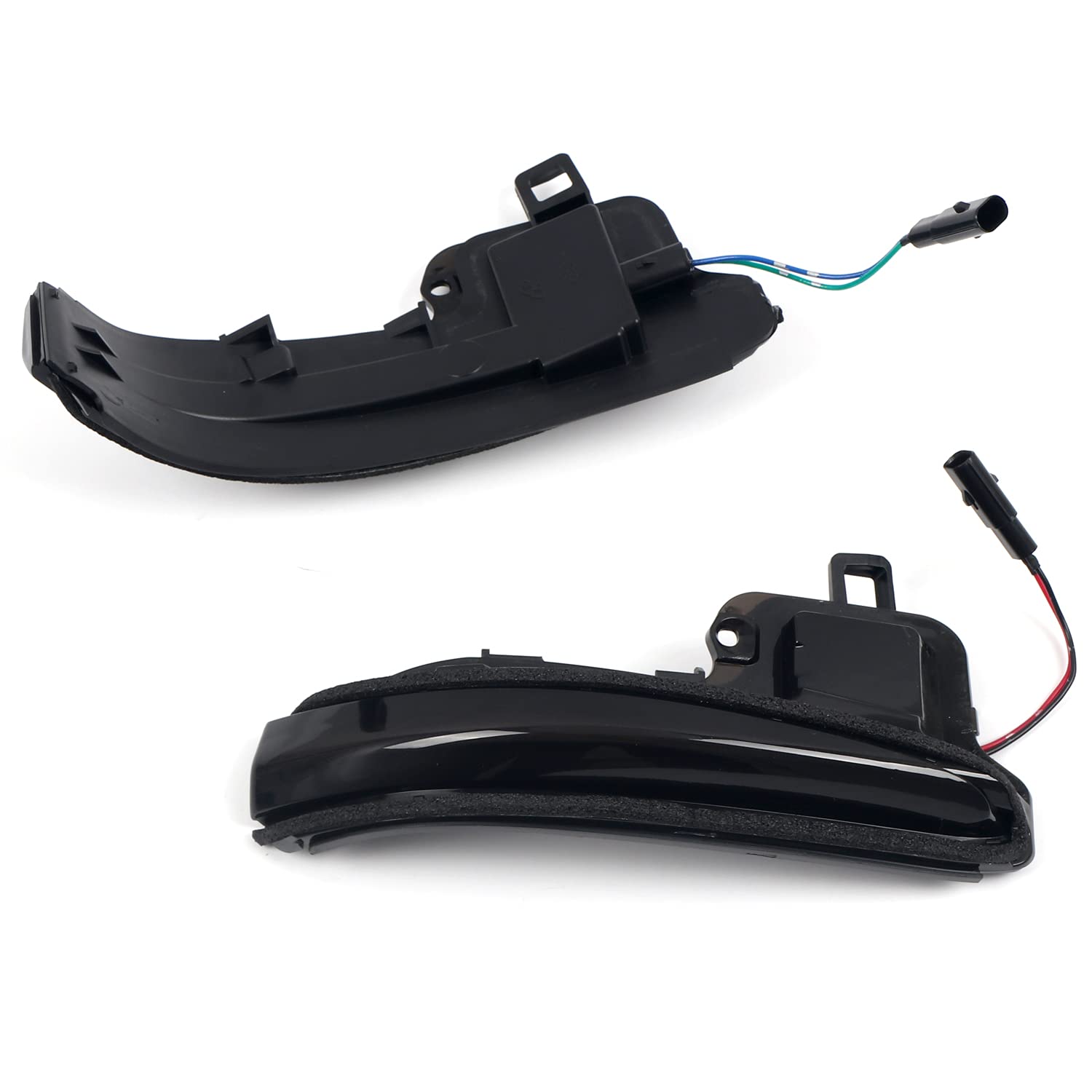 High Flying Car Accessories Side Mirrors Led Sequential Dynamic Blackout Turn Signal Lights Indicator 2Pcs/Pair For Toyota Tacoma 16-23, Rav4 Xa50 19-23, Highlander Xu70 2020-2023 (Blackout)