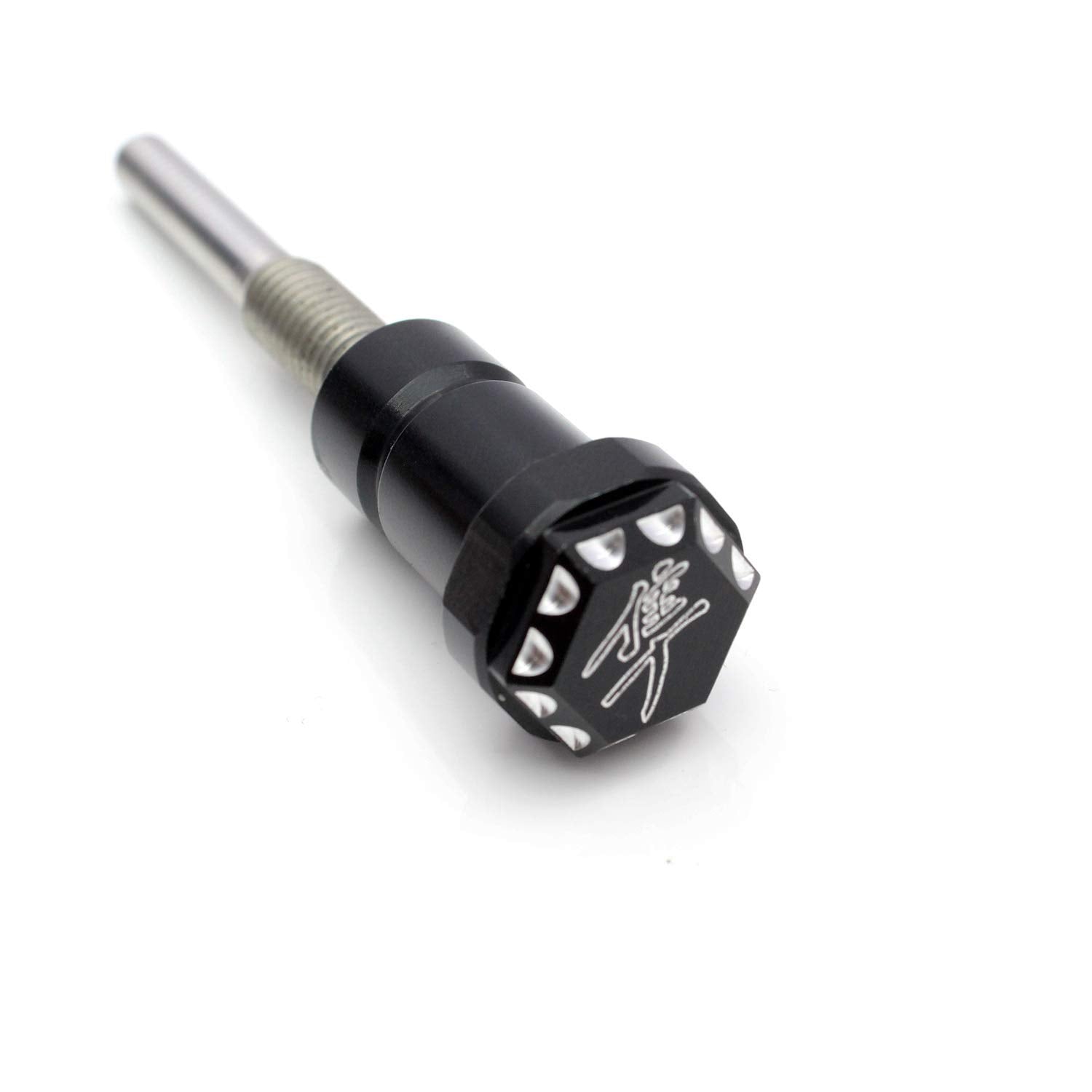 Gidibii Seat Thumb Screws Bolts, Front Mount Screw Cap Compatible With Suzuki Gsx1300R Hayabusa 2008-2020 (2 Pcs,Black)