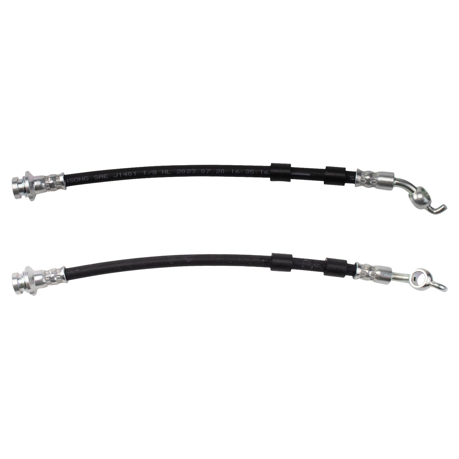 Trq Rear Brake Hose Set Compatible With 2003-2007 Nissan Murano