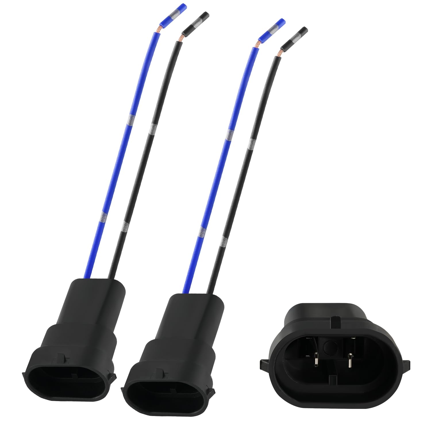 Ibrightstar H11 H9 H8 880 881 Male Nylon Adapter Wiring Harness Sockets Wire For Headlights Or Fog Lights