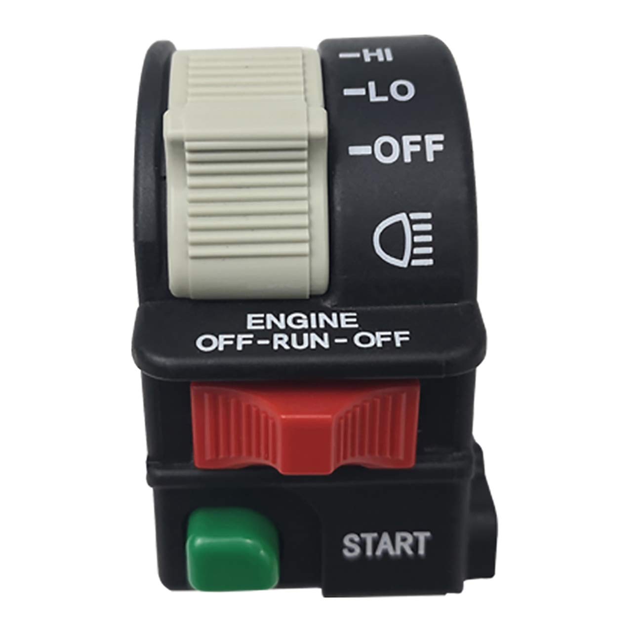 M Mati Left Start Engine Run Off Headlight Hi Lo Off Handlebar Switch For Polaris Predator 500 Outlaw 450 Outlaw 500 Outlaw 525 4011442 4011387 4010594