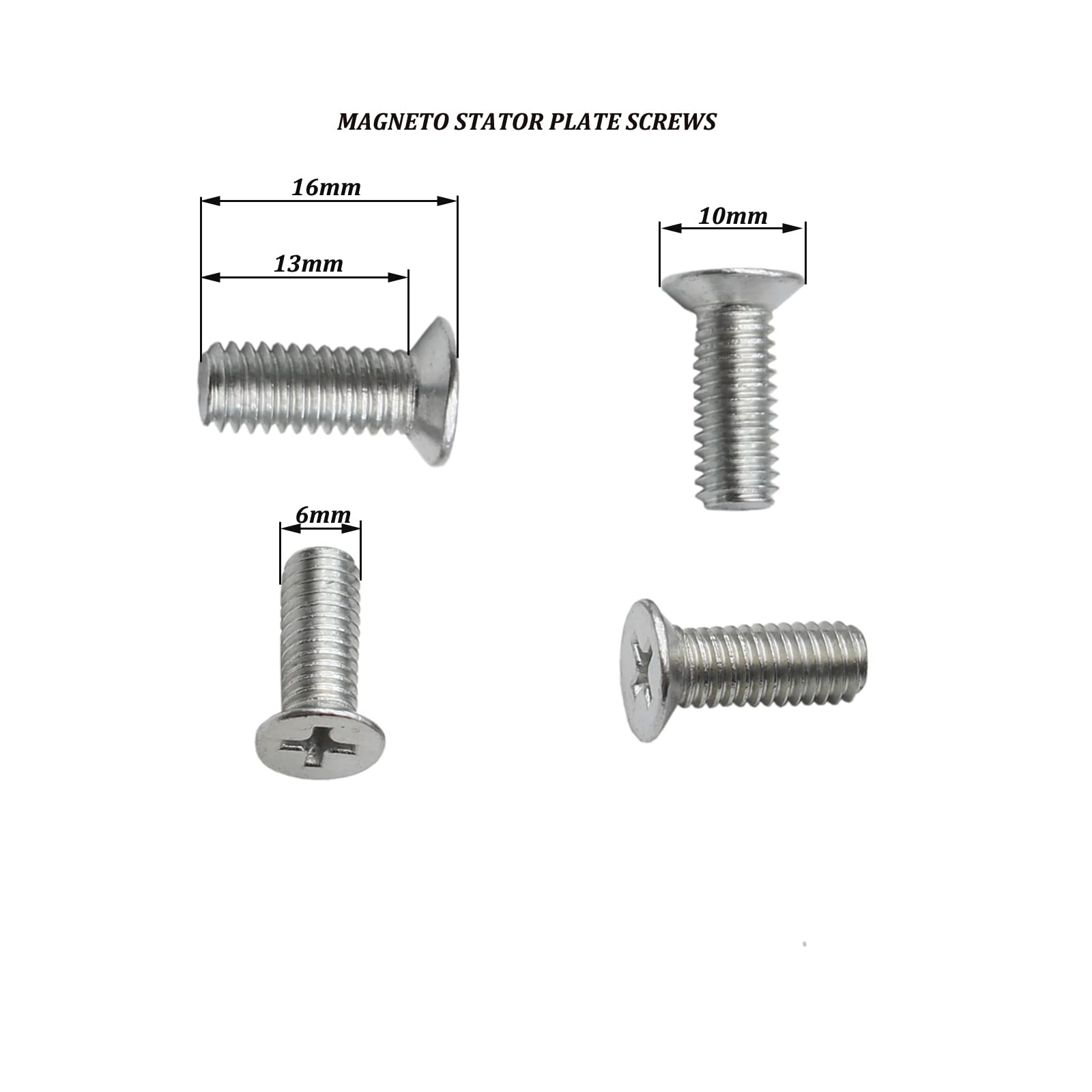 Magneto Stator Mounting Screws For Chinese Pit Dirt Bike Coolster Ssr Stomp Wpb Atomic 50Cc 110 125 140Cc 150Cc 160Cc