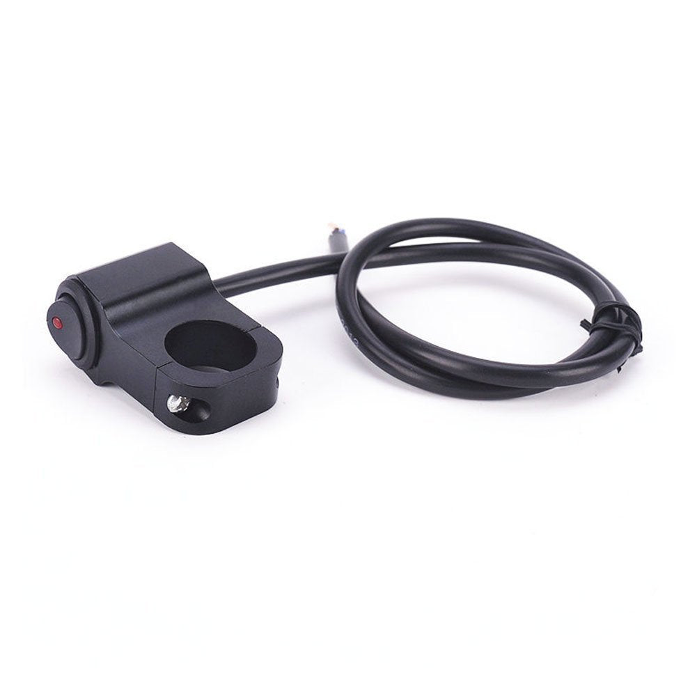 Carviya 12V Motorcycle Handlebar Turn Signal Switch CNC Aluminum with Indicator Light for 1'' 25mm Diameter Handlebar (for Fog L