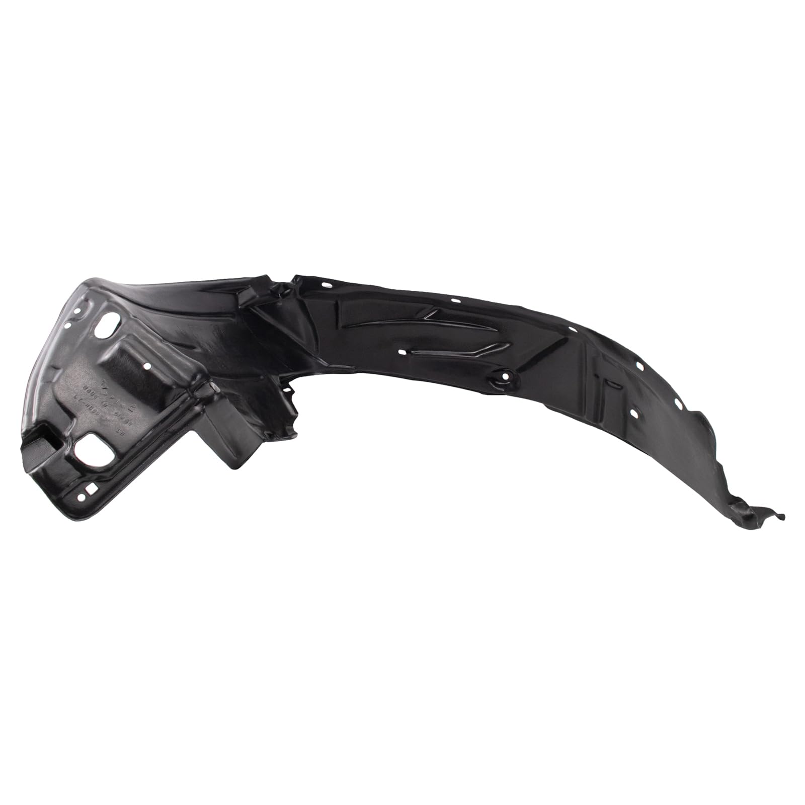 Trq Front Inner Fender Liner Set Compatible With 2004-2005 Honda Civic Ho1248121 Ho1249121