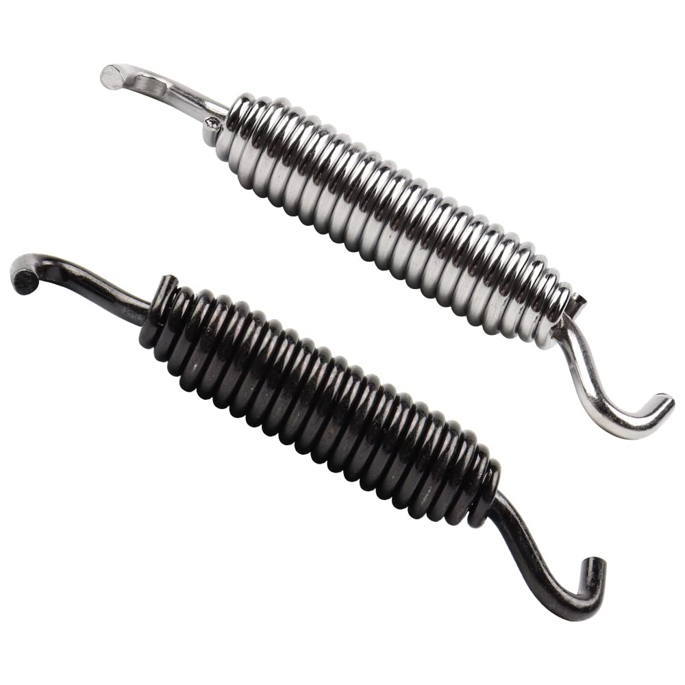 MotoParAcc Universal Motorcycle Kickstand Jiffy Stand Spring Compatible with Harley Dyna Sportster 883 Road Electra Glide Softai