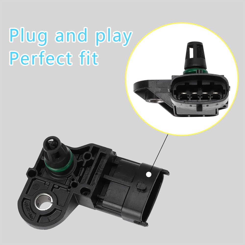 Manifold Absolute Pressure Map Sensor, Engine Intake Air Pressure Sensor 0261230217, Manifold Absolute Air Pressure Sensor Compatible With Honda Civic Polaris Chevy