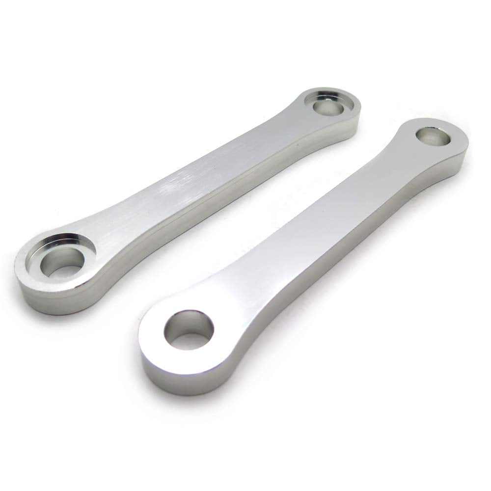 Httmt Mt022-Sr Silver 3.0 Inches Lower Lowering Links Compatible With Off-Road 1987-2007 Kawasaki Kl Klr 650