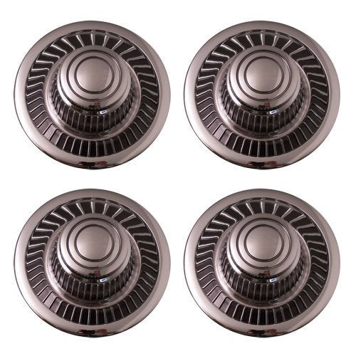 Set Of 4 Replacement Aftermarket Rally Derby Center Caps Hub Cover Fits 15 Wheel - Part Number: Iwcc2030