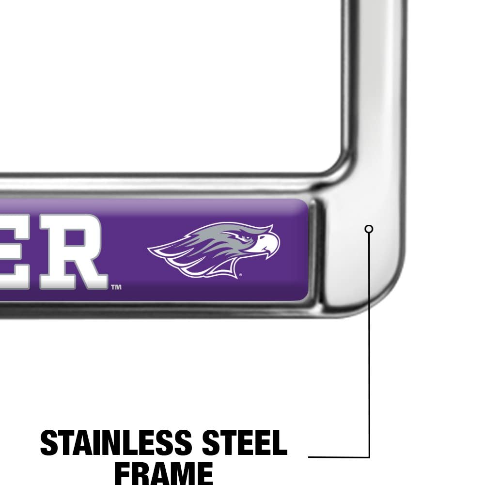 UW Whitewater Alumni Logo Full Size Standard License Plate Metal Frame