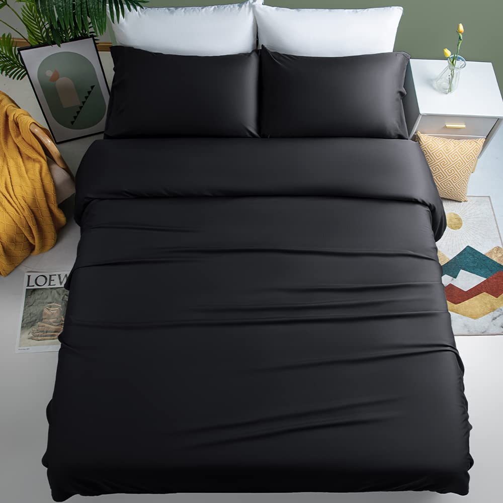 Shilucheng 100 Cooling Bamboo_ Sheets Set- King Size 1800 Thread Count Soft Bed Sheets,16 Inch Deep Pocket,Breathable,Comfortabl
