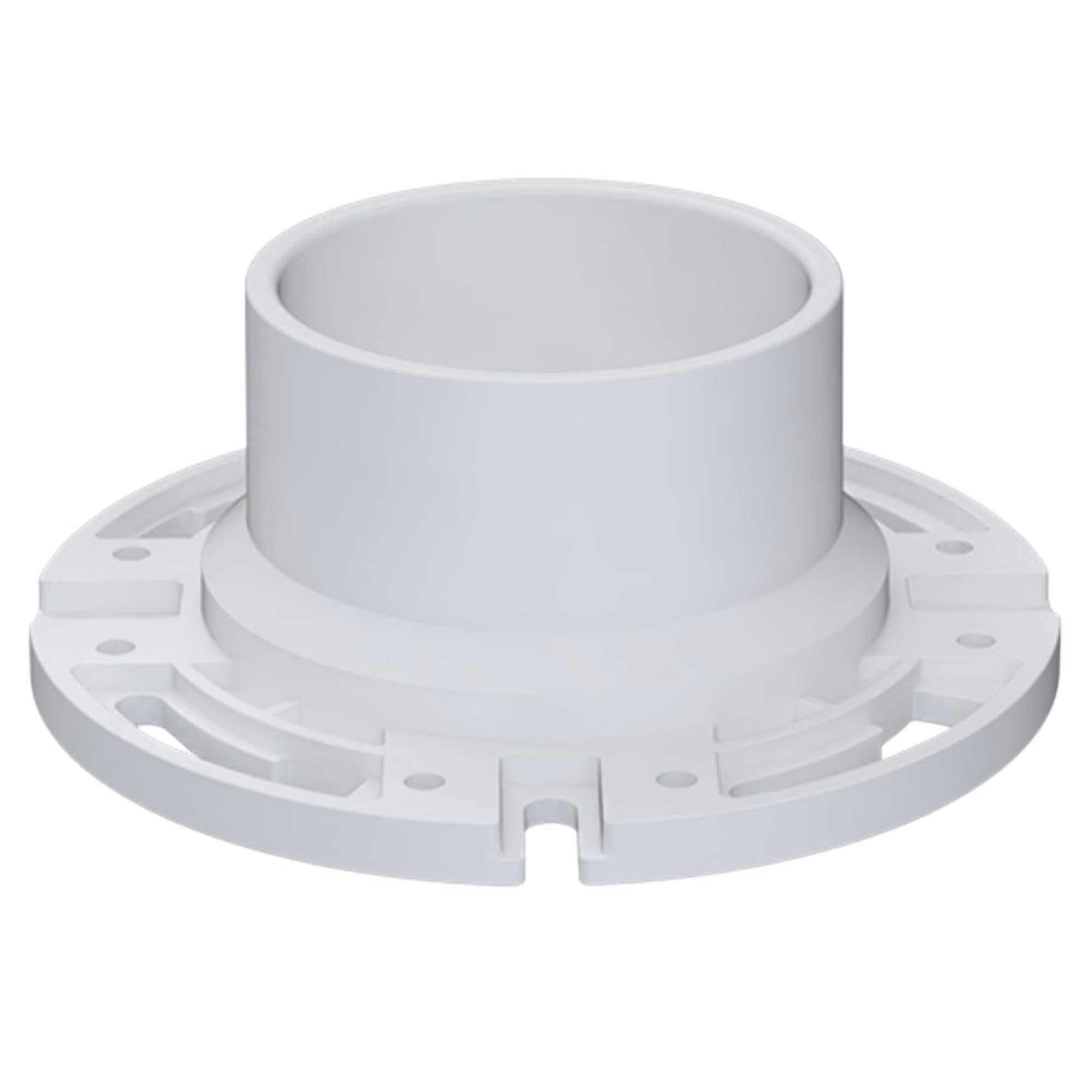 SEAFLO Universal Replacement RV Toilet 3 Floor Flange White