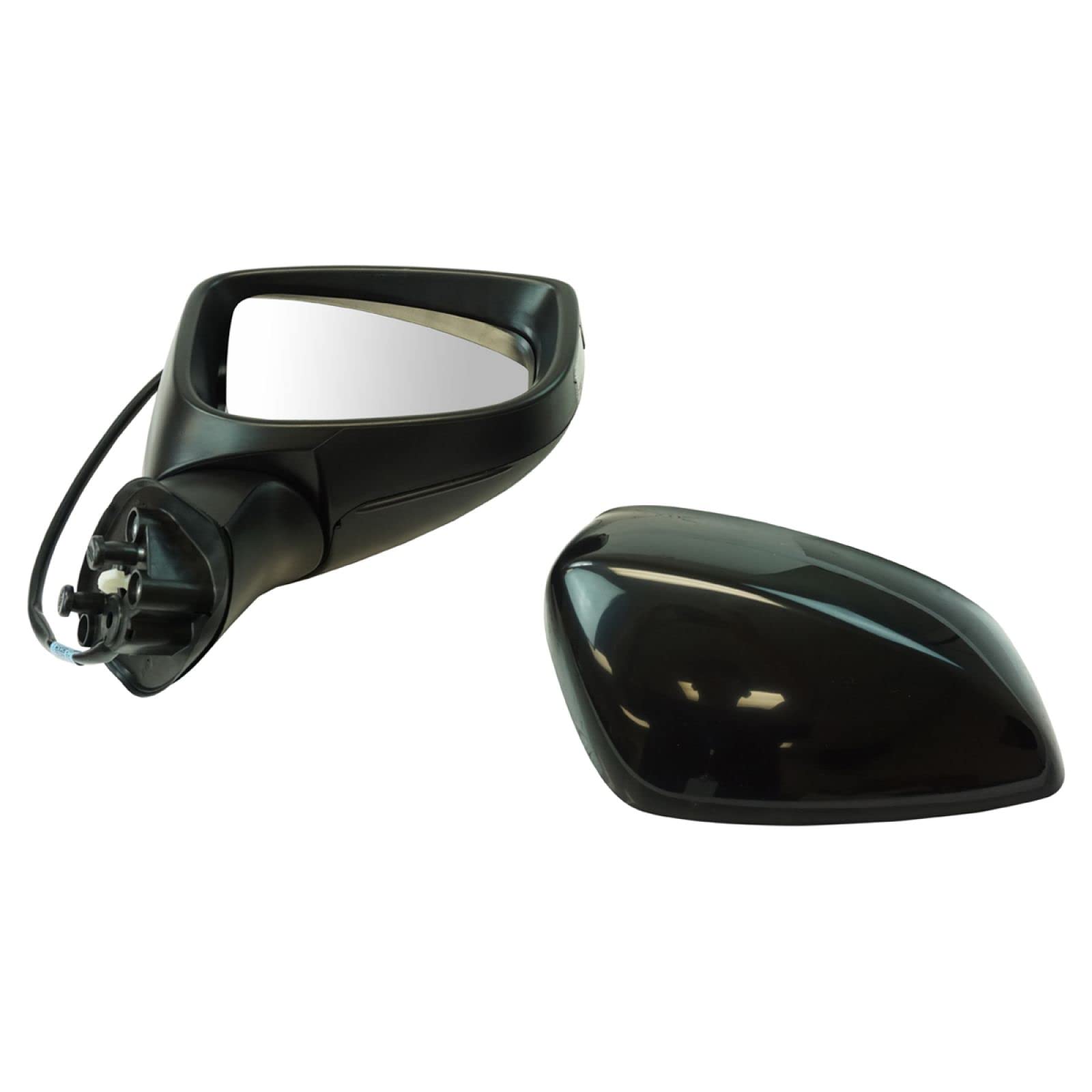 Trq Right Mirror Passenger Side Compatible With 2014-2016 Mazda 3 Ma1321179 Ma1321180