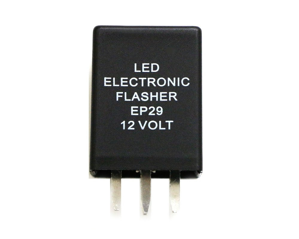Ijdmtoy Fit 1996 1997 1998 1999 2000 2001 2002 (1) 4-Pin Ep29 Ep29N Electronic Led Flasher Relay Fix For Led Turn Signal Bulbs Hyper Flash Fix