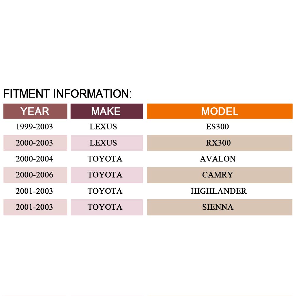 Drivestar Ignition Coil Packs 2000-2006 Camry 2001-2003 Highlander Sienna 2000-2004 Avalon 1999-2003 For Lexus Es300 2000-2005 R