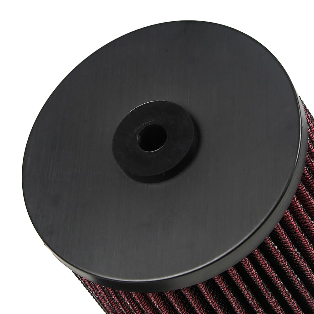 2.75 Inch 70 Mm Inlet Cold Air Intake Filter Cone Replacement Quality Dry Air Filter Red
