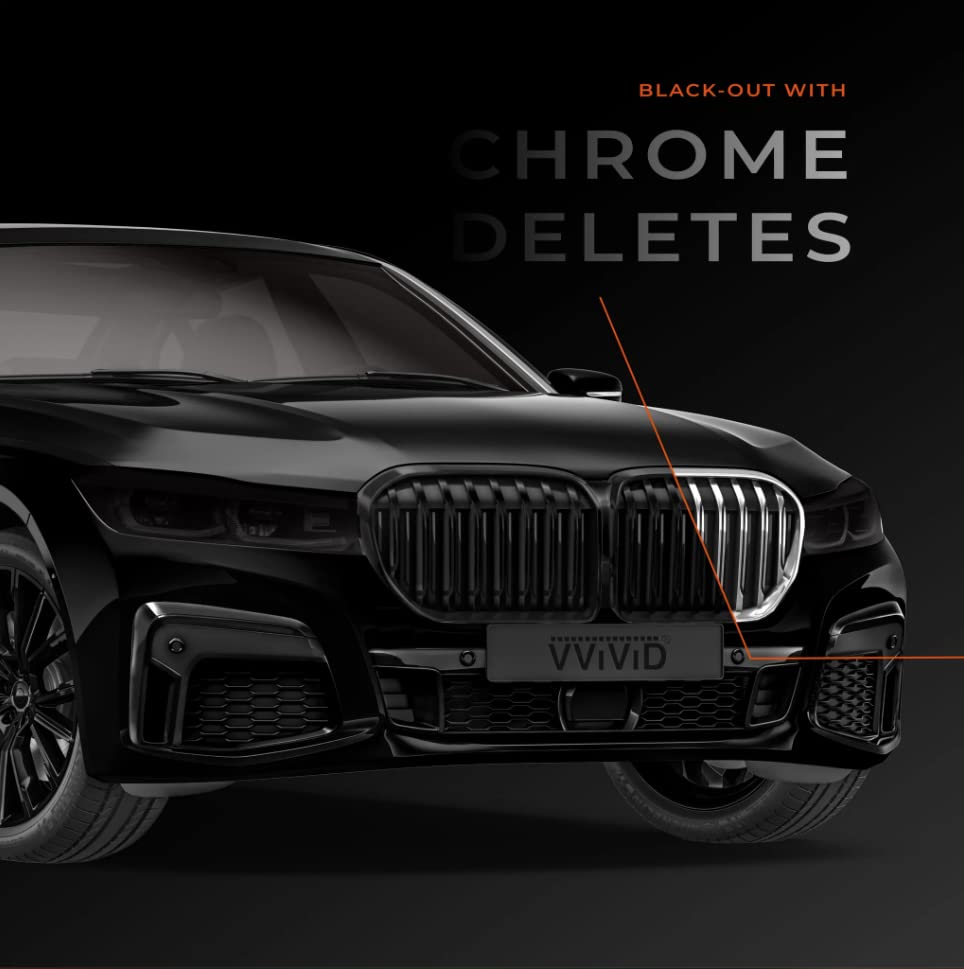 Vvivid Black Matte Air-Release Adhesive Vinyl Tape Roll (1 Inch X 20Ft)