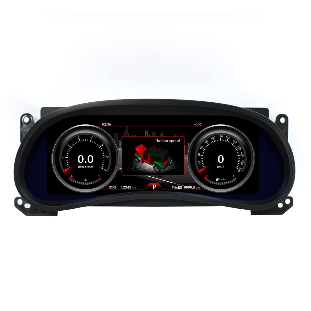 Xuenav 12.3 Inch Digital Dash Instrument Cluster For 2011 2012 2013 2014 2015 2016 2017 Jeep Wrangler Jk,Digital Cluster Instrum