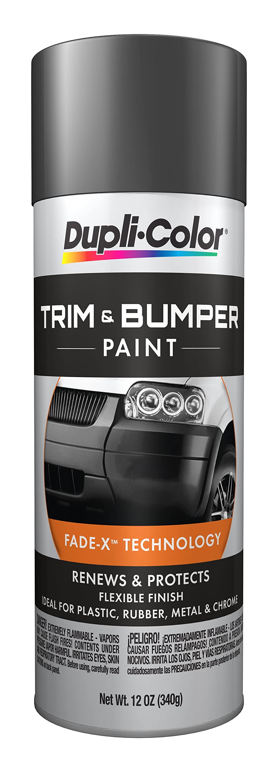 Dupli-Color Etb102000 Trim And Bumper Spray Paint - Charcoal -11 Oz. Aerosol Can