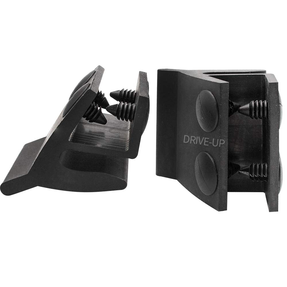 Drive-up Golf Cart Windshield Retaining Clips, Set of 2, Black, OEM#103677101, One Size