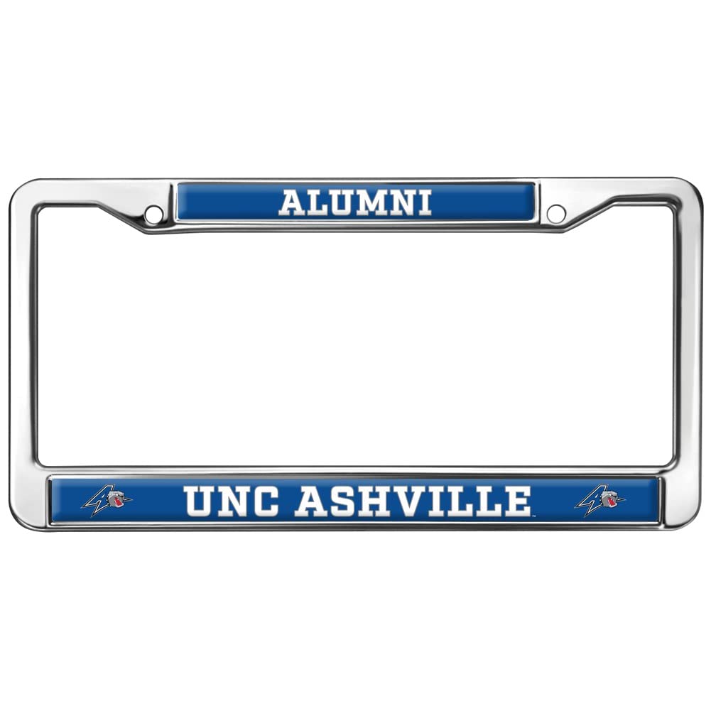 UNC Asheville Alumni Logo Full Size Standard License Plate Metal Frame
