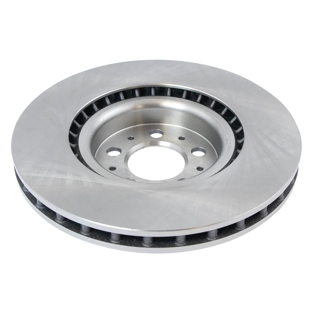 Trq Front Brake Rotors Set Vented Compatible With 2004-2007 Volvo S60 V70