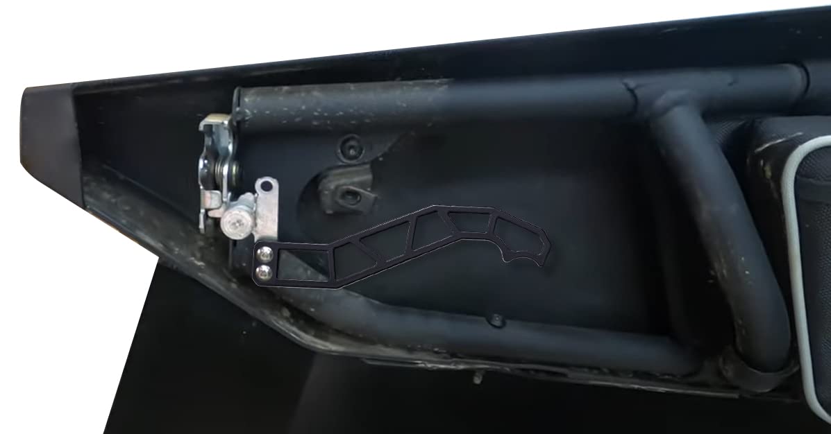 Dicater 4Pcs X3 Door Handle Latches Compatible With Can-Am Maverick X3 X Ds Rs Turbo R Max 2 & 4 Door 2017 2018 2019 2020 2021 2022 2023,Black