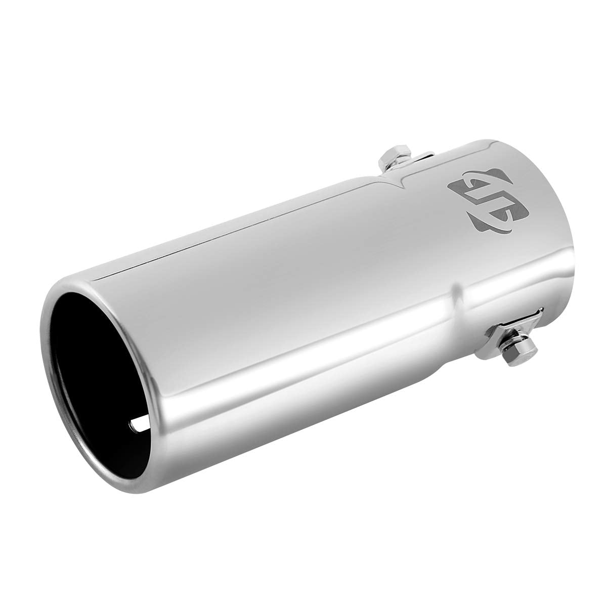 Exhaust Tip - To Fit 1.5 To 2 Inch Exhaust Tail Pipe Diameter- Stainless Steel To Give Chrome Effect - Car Muffler Tips