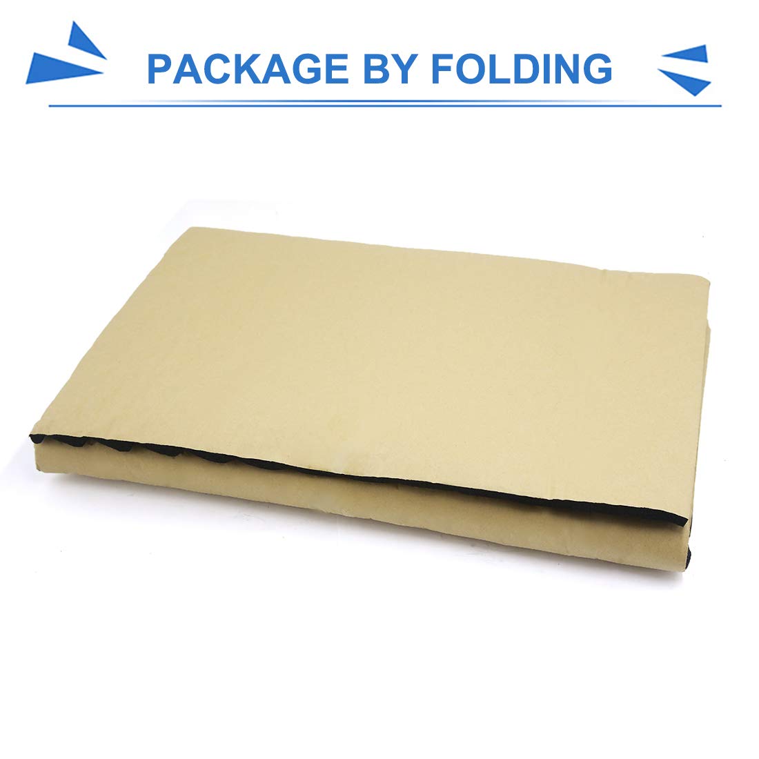 uxcell Studio Sound Acoustic Absorption Heatproof Foam Deadener 19.7&quot;x39.4&quot; 5.4sqft