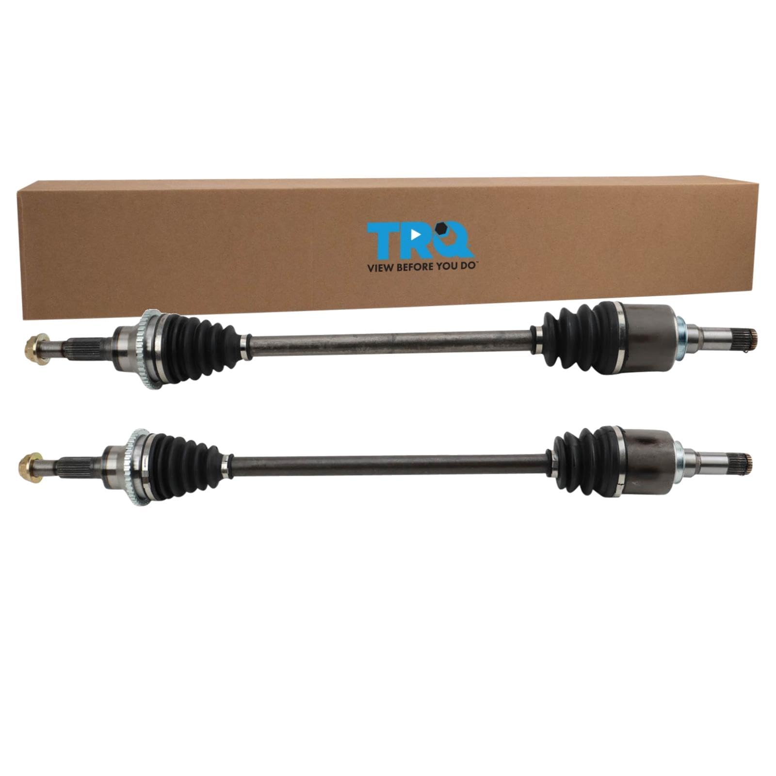 Trq Rear Cv Axle Shaft Assembly Set Compatible With 2007-2010 Ford Edge Lincoln Mkx