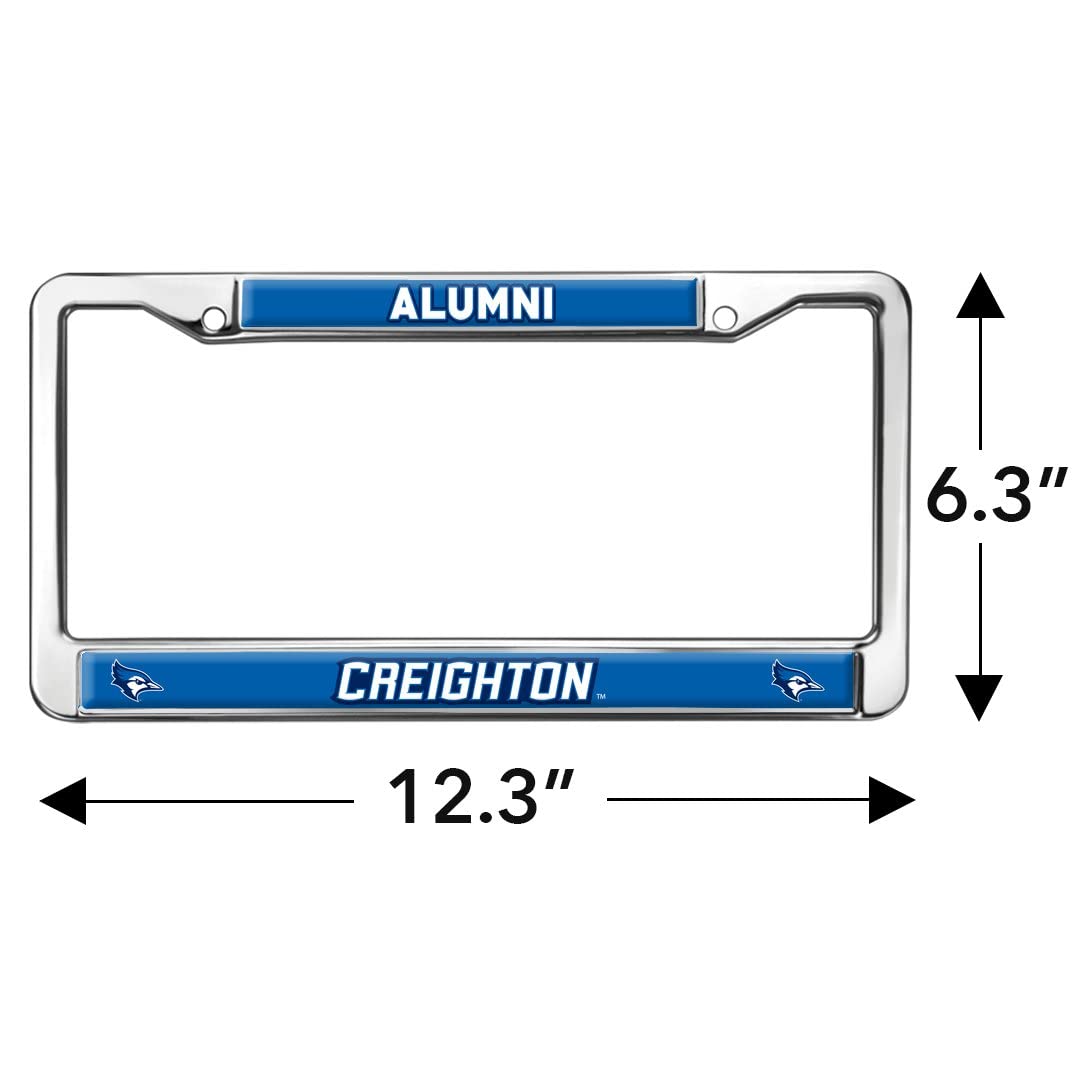 Creighton University Alumni Logo Full Size Standard License Plate Metal Frame