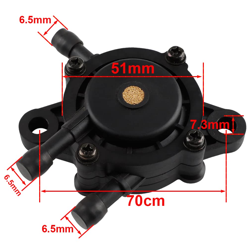 24 393 16-S 597338 Fuel Pump For Kohler 17Hp-25Hp Briggs And Stratton John Deere Kawasaki Yamaha Golf Cart Riding Lawn Mower Sma