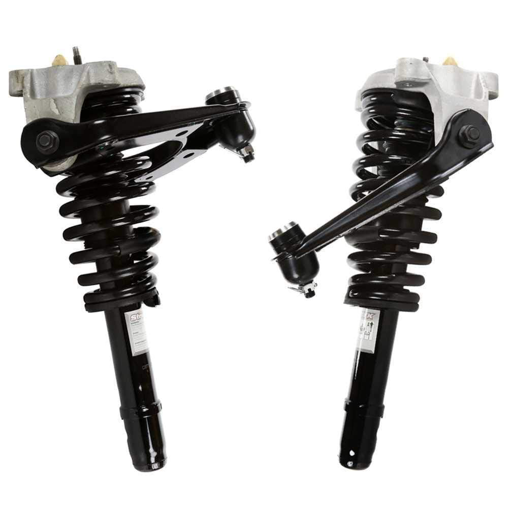 Autoshack Front Complete Struts Coil Springs Assembly Pair Of 2 Driver And Passenger Side Replacement For Plymouth Breeze Chrysl