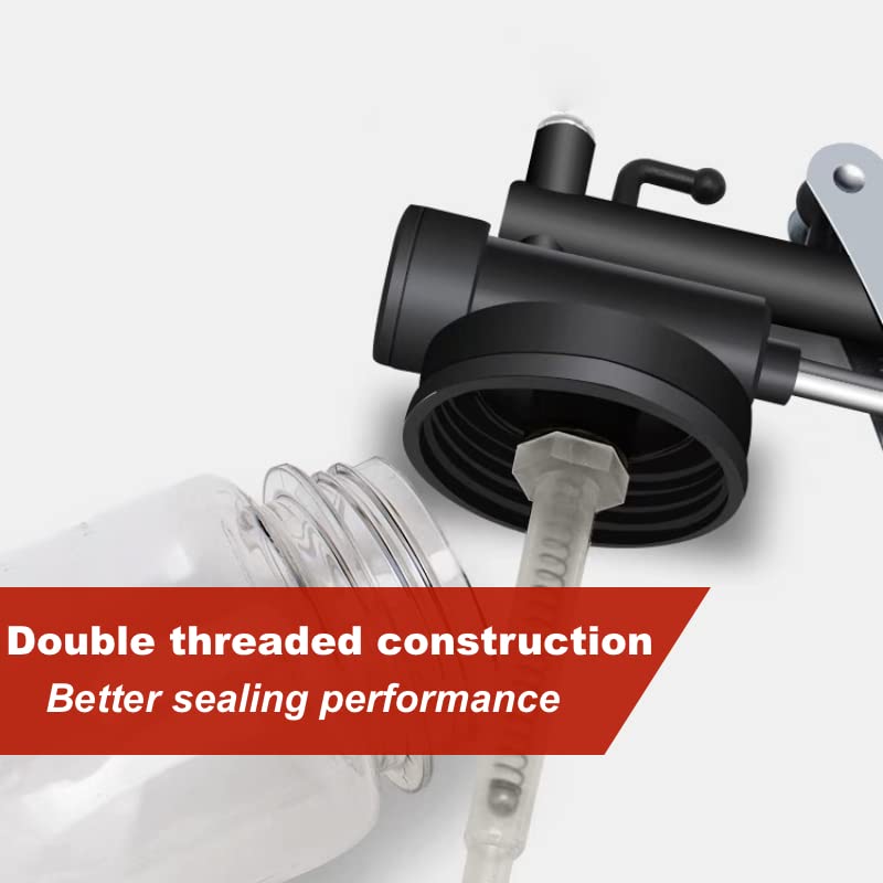 Transparent Oil Cans With Dual Spouts - Straight And Flex | Visible Fill Line | Ideal For Automotive, Machinery, And Household U