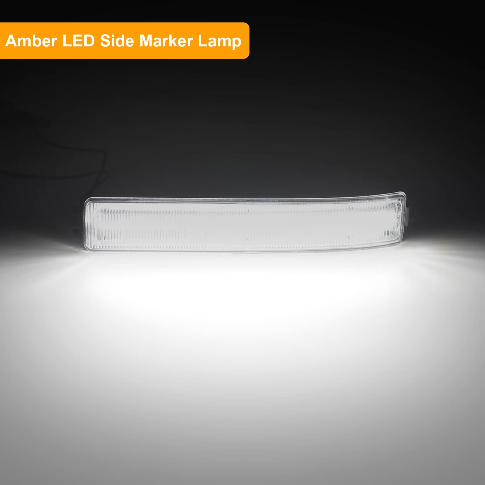 Aexploer Side Mirror Turn Signal Lights Led Assembly Compatible With F150 2009-2014/For Mark Lt 2010-2014,Blink Turn Marker Lamp (Clear Len White Light)