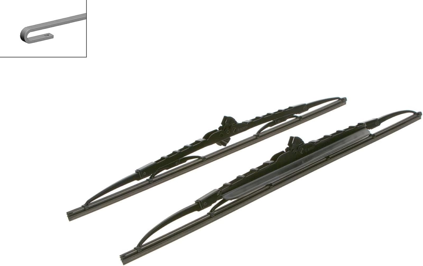 Bosch 3397118406 Twin Spoiler Original Equipment Replacement Wiper Blade - 21''/19'' (Set Of 2)