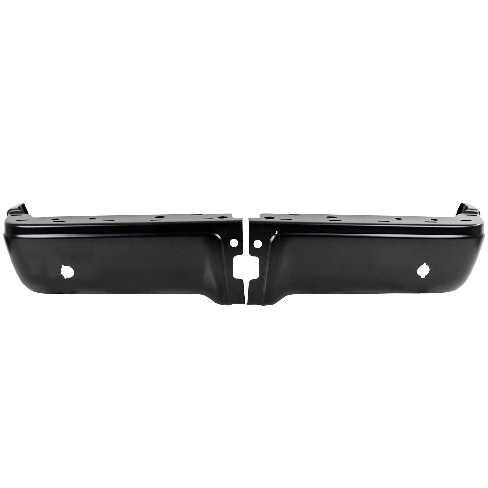 Garage-Pro Step Bumper Set Of 2 Compatible With 2009-2014 Ford F-150 Powdercoated Black, With Rear Object Sensors Hole, Stylesid