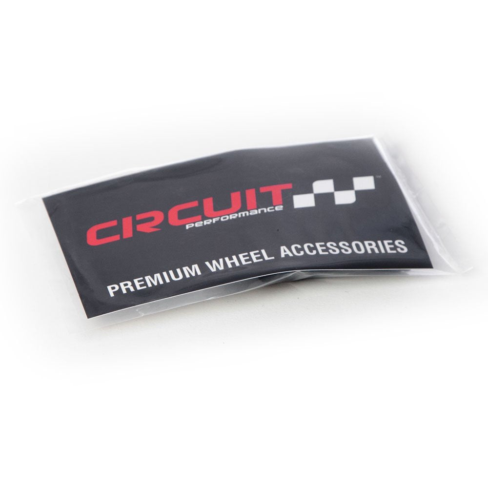 Circuit Performance Vc5 Series Silver Aluminum Valve Stem Caps (Set Of 4)