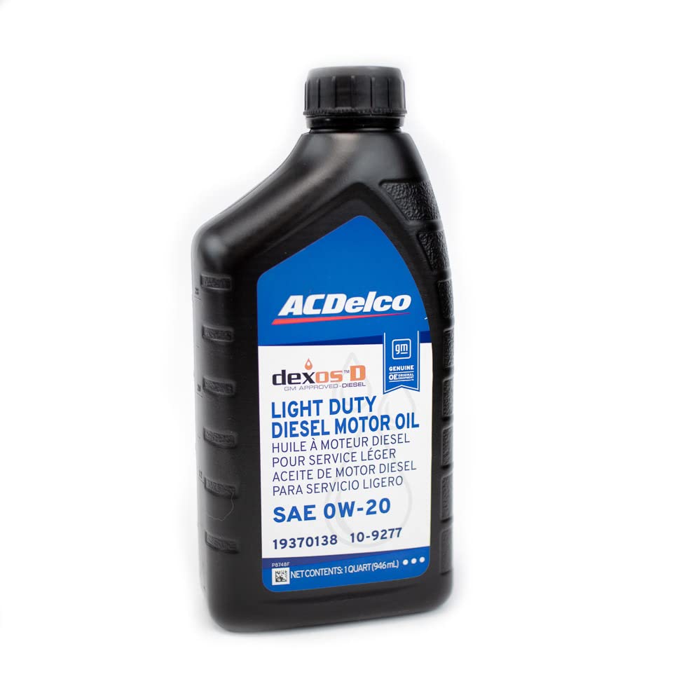 DmaxStore ACDelco DexosD 0W-20 Oil Change Kit with Oil Filter PF66 for 3.0L Duramax Silverado Sierra Tahoe Yukon Diesel