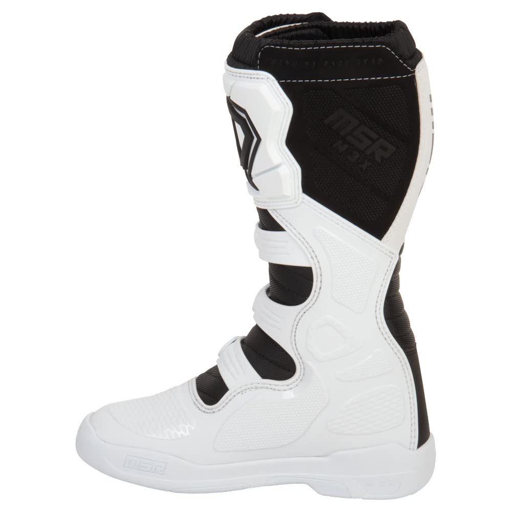 Msr M3X Motocross Boot (8, White)