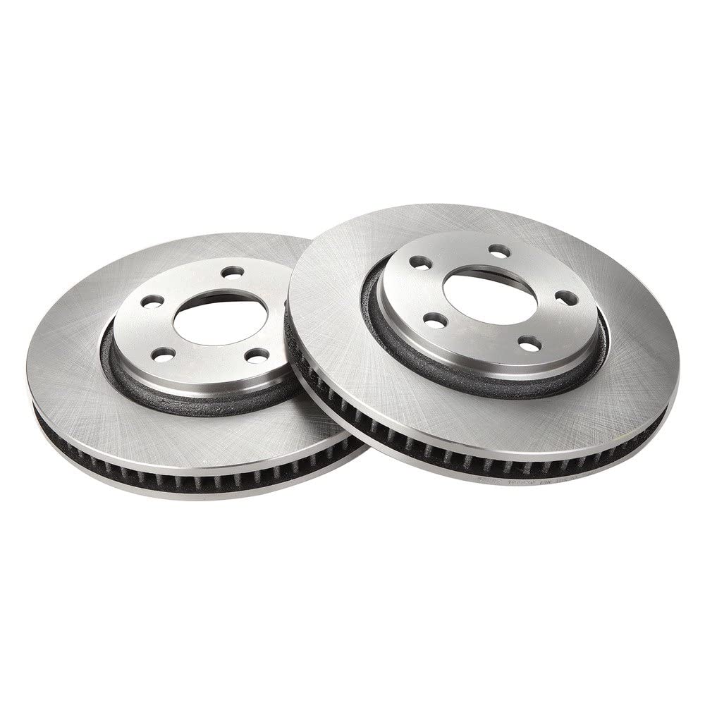 Trq Front Brake Rotors Set Vented Compatible With 2005-2009 Buick Lacrosse 2005 Terraza Chevrolet Uplander 2004-2008 Pontiac Gra