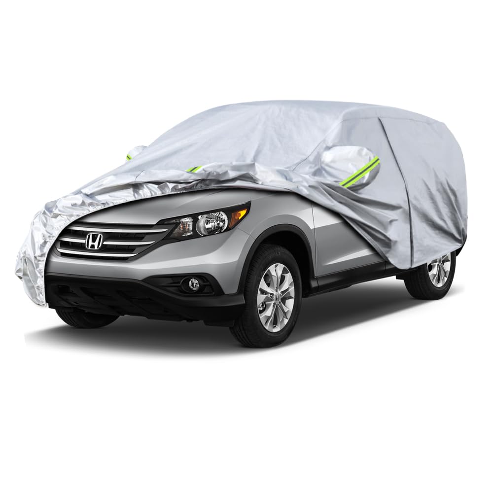 Koukou Suv Car Cover Custom Fit Honda Crv Cr-V From 1995 To 2025, Waterproof Car Cover All Weather For Automobiles Outdoor Indoo