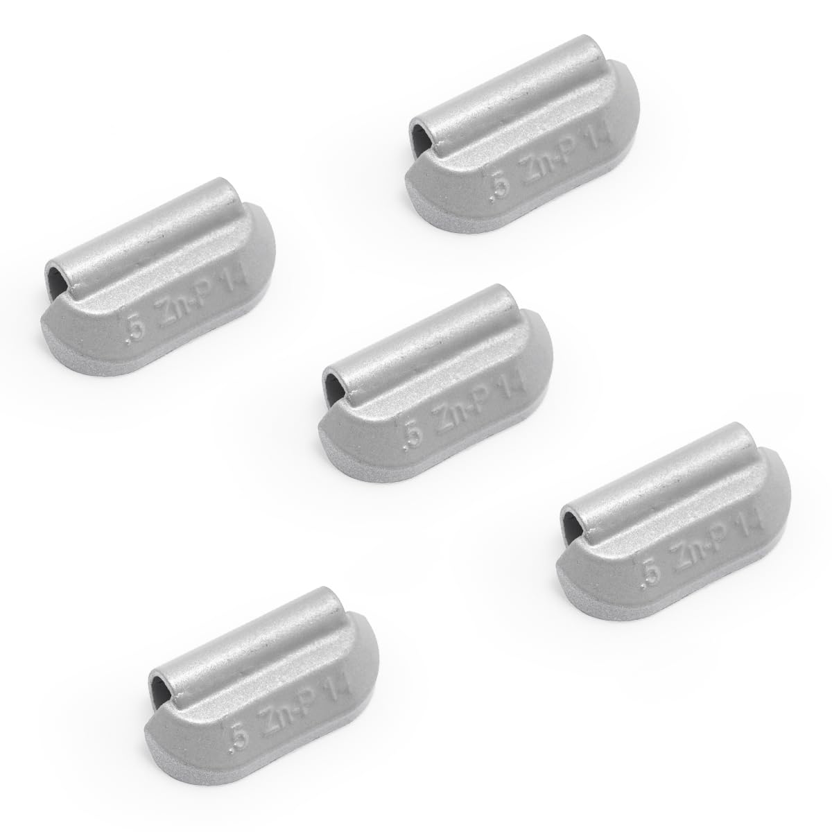 CKAuto P Series Zinc Clip on Wheel Weights 0.5oz, 1/2oz, Coated, 50Pcs/Box Fit for Steel Wheel