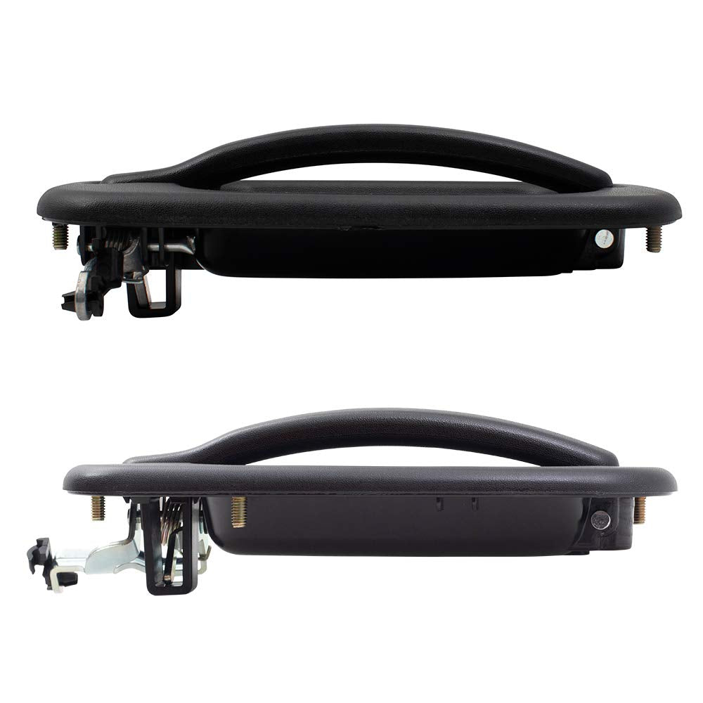 Autoandart Brock Replacement 4 Piece Set Front And Rear Outside Textured Door Handles Compatible With 99-06 Silverado Sierra Pic