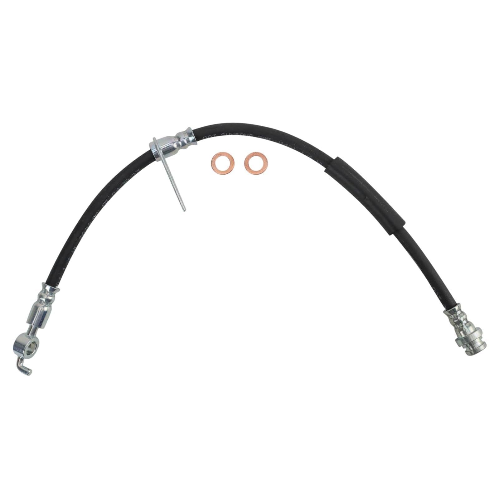 Trq Rear Brake Hose Set Compatible With 2003-2007 Honda Accord