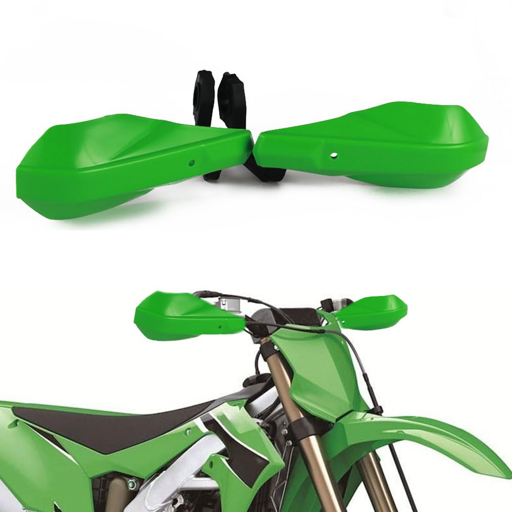 Anxin Handguards 22Mm And 28Mm Hand Guards Brush Bar For Motorcycle Dirt Bike Motocross Kx65 Kx85 Kx125 Kx250 Kx500 (Green)