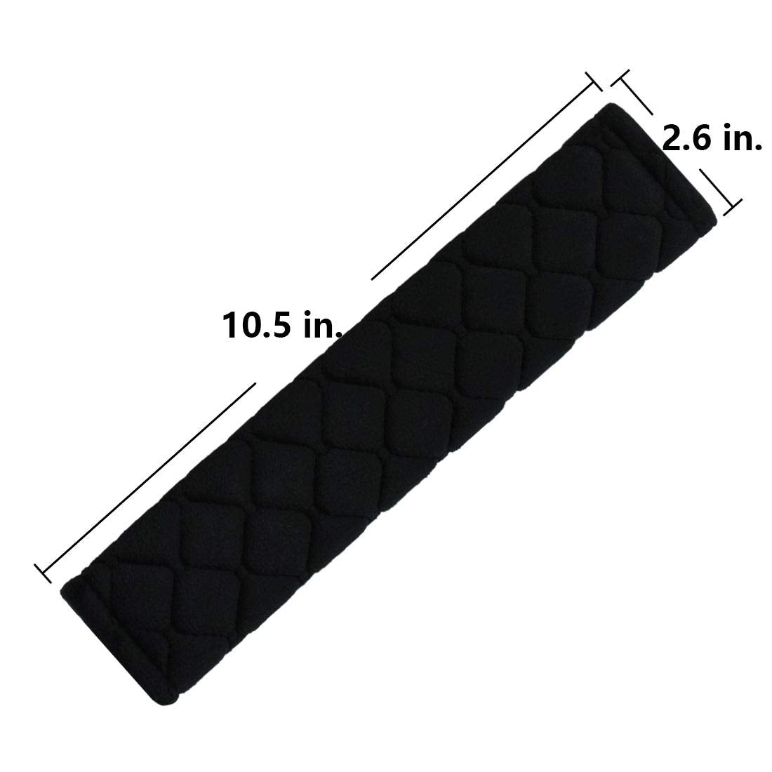 MIRKOO Car Seat Belt Cover Pad, 4-Pack Soft Car Safety Seat Belt Strap Shoulder Pad for Adults and Children, Suitable for Car Se