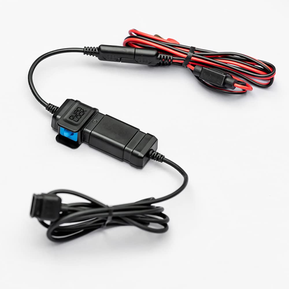 Quad Lock Waterproof 12V to USB Smart Adaptor for Motorcycles, Boats, caravans