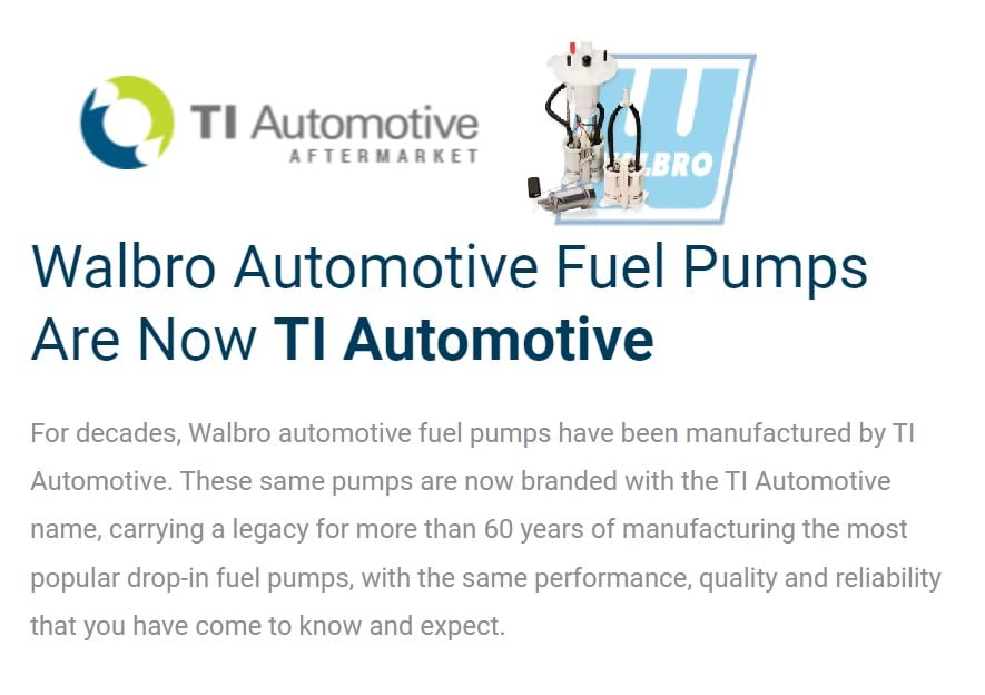 Walbro GSS342 Fuel Pump + 400-766 Installation Kit